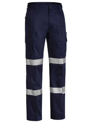 Taped Biomotion Drill Cargo Work Pants - Navy