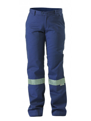 3M Taped Drill Work Pant - Women'S Flat Front