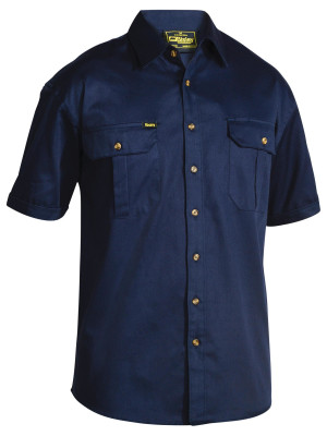 Original Cotton Drill Shirt - Navy