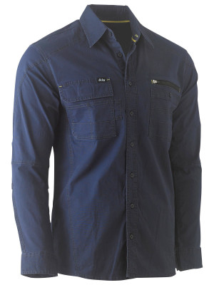 Flx & Move Utility Work Active Shirt - Navy