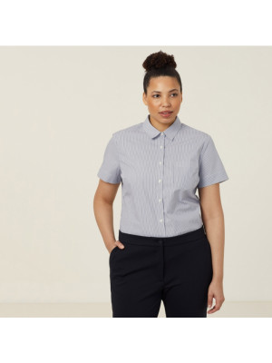 Womens Avignon Stripe Short Sleeve Slim Shirt