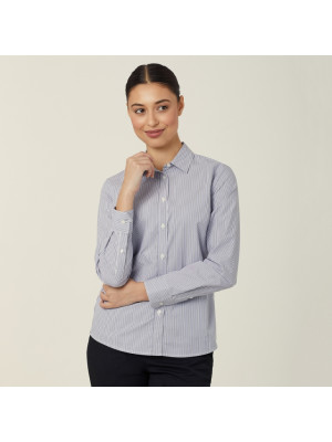 Womens Avignon Stripe Long Sleeve Shirt
