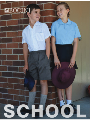 Kids School Wide Brim Hat