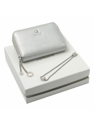Set Cacharel Chrome (mini Wallet & Bracelet)
