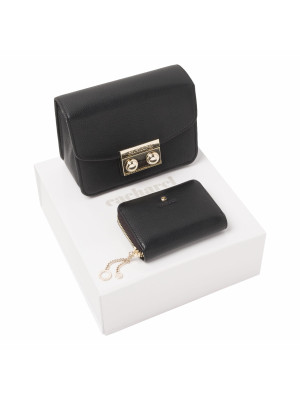 Set Beaubourg Black (mini Wallet & Lady Bag)