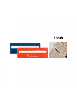 15cm Ruler with Colour and Magnifying