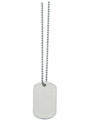Silver Stainless Steel Dog Tag