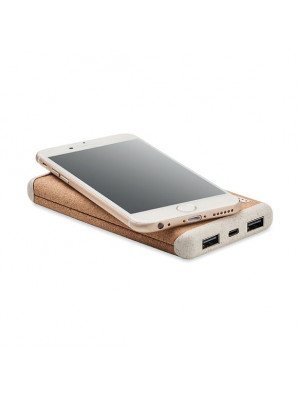 Ralia Cork/Wheat Straw Wireless Charger and Power Bank