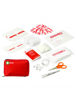 30pc First Aid Kit - Carry pouch with front pocket