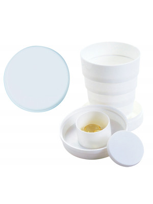 100Ml Collapsible Cup With Pillbox