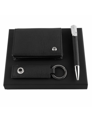 Set Hugo Boss (ballpoint Pen, Key Ring & Card Holder)