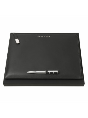 Set Hugo Boss (Leather ballpoint Pen & Conference Folder A4)