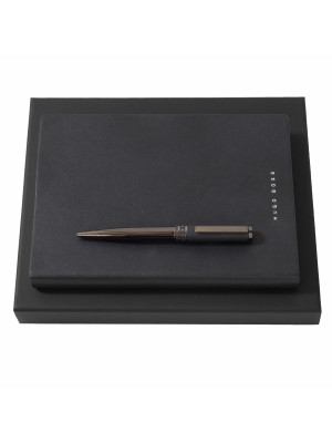 Set Hugo Boss (Evoke ballpoint Pen & Note Pad A5)
