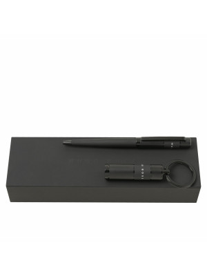 Set Ribbon Black (ballpoint Pen & Usb Stick)