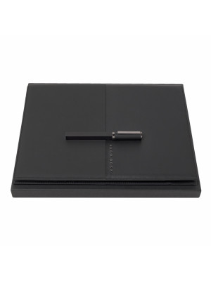 Set Hugo Boss Black (rollerball Pen & Folder A4)