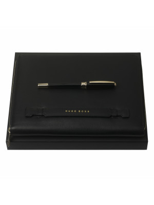 Set Essential Lady Black (rollerball Pen & Conference Folder A5)