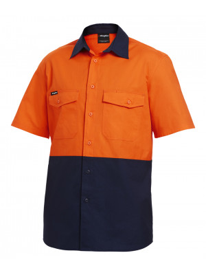 Mens Workcool 2 Spliced Shirt Short Sleeve