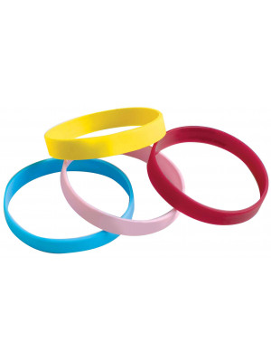 Assorted Colors Silicon Wrist Band