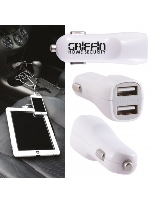 Dual USB Outlet Car Charger
