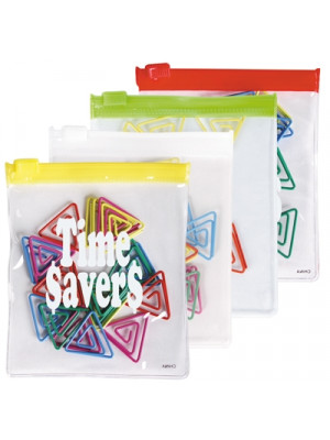 Triangle Shape Paperclips In Zipper Pouch