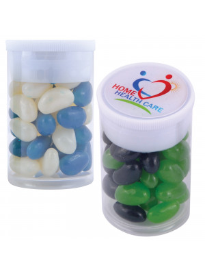 Corporate Colour Mini Jelly Beans in Dinky Tube