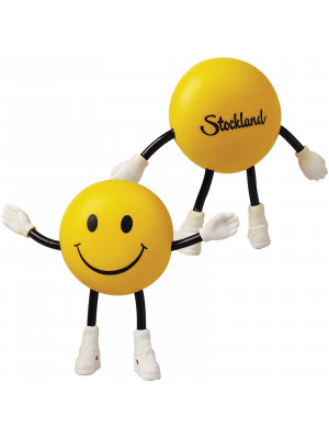 Smile Guy with Bendy Arms & Legs Stress Reliever