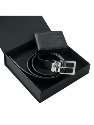 Set Galon Black (wallet & Belt)