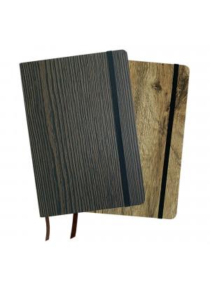 A5 Wood Look Notebook