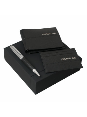 Set Holt Pastel Grey (ballpoint Pen, Card Holder & Wallet)