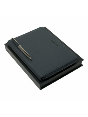 Set Hamilton Dark Blue (ballpoint Pen & Conference Folder A5)