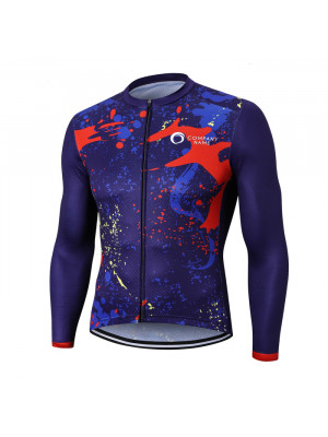 Men's Sublimated Long Sleeve Cycling Jersey