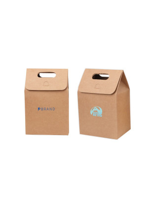 Small Kraft Paper Portable Box