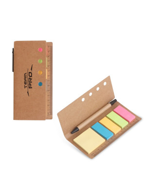 Ruler Sticky Note Pad with Pen