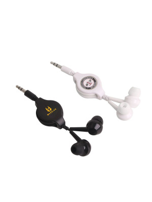 Retractable Earbuds Headset