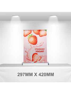 A3 Counter Top Pull Up Banner