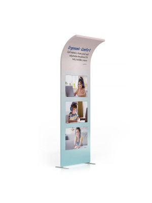 Curved Fabric Banner Stand
