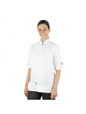 PROCHEF Traditional Chef Jacket White Short Sleeve