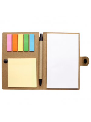 Small Snap Closure Notebook With Desk Essentials