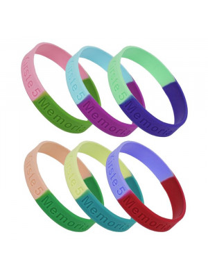 Silicon Wrist-Band 2 Colour