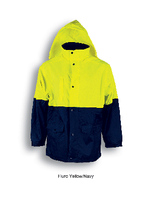 Unisex Adults Hi-Vis Polar Fleece Lined Jacket