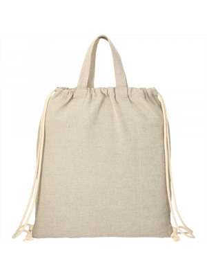 Recycled 4oz Cotton Drawstring Bag