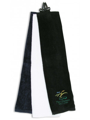 Tri-Fold Golf Towel 1 Sheared Cotton Velour (60Cm