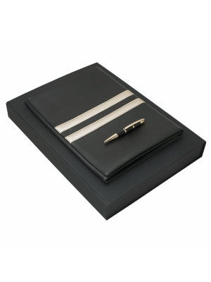 Set Sienna Black & Gold (ballpoint Pen & Case)