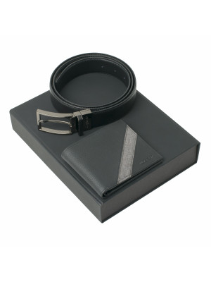 Set Alesso Black (wallet & Belt)