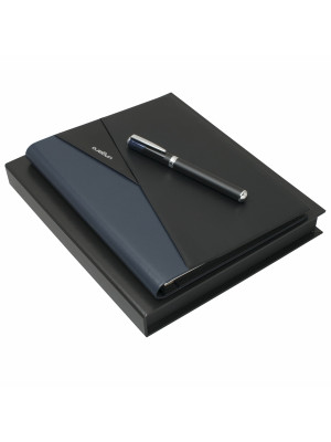 Set Lapo Dark Blue (rollerball Pen & Folder A5)