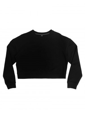 Womens Cropped Crew Neck