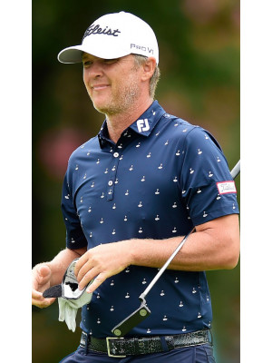 Golfer with Titleist Hat