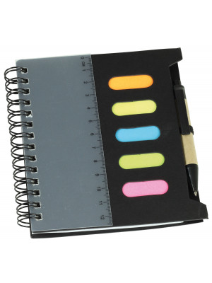 Mini Notebook With Pen & Ruler