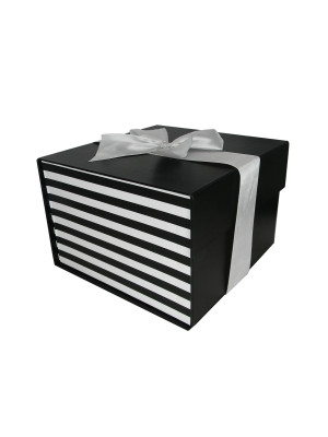Small Flat Pack Gift Box With Ribbon