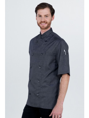 Aussie Chef New York Mens Chef Jacket Short Sleeves